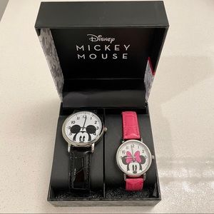 Disney His and Hers Mickey & Minnie Mouse Watches